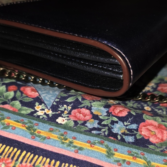 Coach Tabby Metalic Purple Ombre Clutch w/Chain Crossbody Strap NWT - Picture 11 of 11